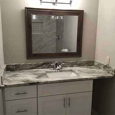 Granite kitchen countertop sample