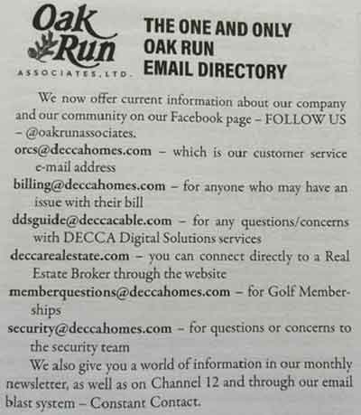 Oak Run event 1