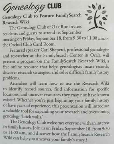 Oak Run event 6